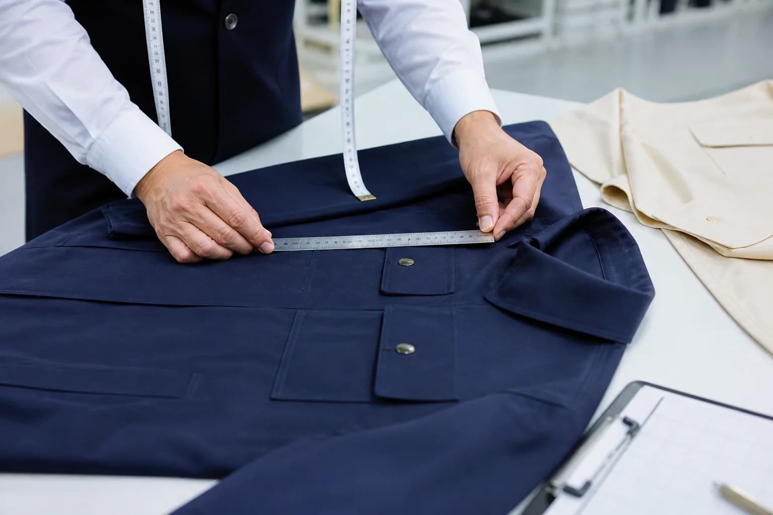 Garment quality inspection and measurement review
