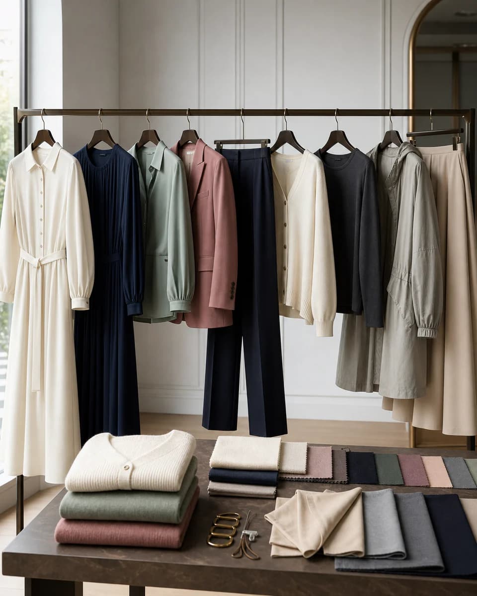 Womenswear garment sourcing collection